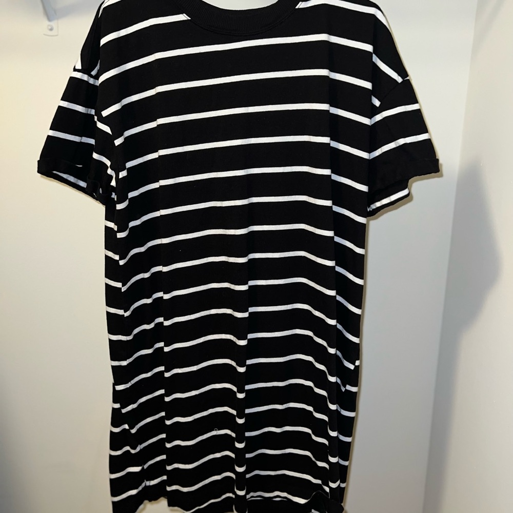 Black & White Striped Dress